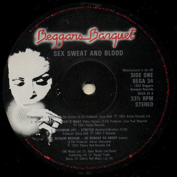 Various : Sex Sweat & Blood (The New Dancability) (LP, Comp)