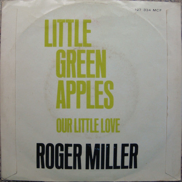 Roger Miller : Little Green Apples (7", Single)
