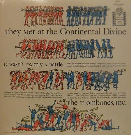 The Trombones, Inc. : They Met At The Continental Divide ("It Wasn't Exactly A Battle...") (LP, Album)
