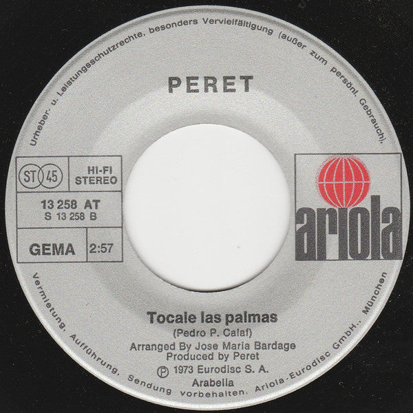 Peret : Canta Y Se Feliz (7")