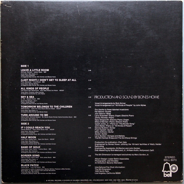The Fifth Dimension : Individually & Collectively (LP, Album, Aud)