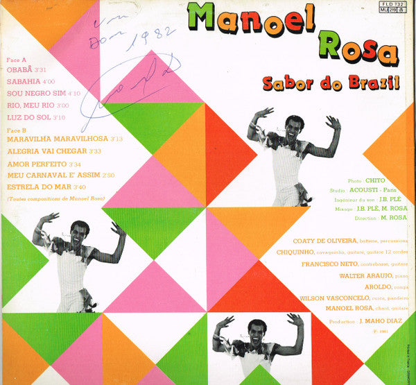 Manoel Rosa (2) : Sabor Do Brazil (LP, Album)
