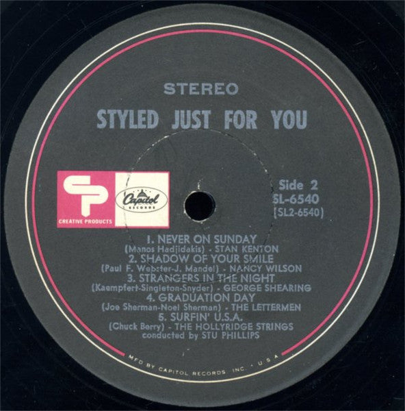 Various : Styled Just For You (LP, Album, Comp, Ltd)