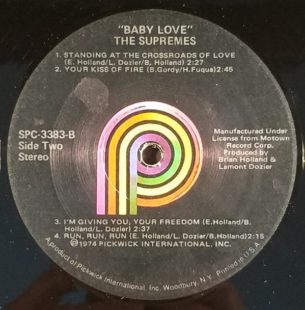 The Supremes : Baby Love (LP, Comp)