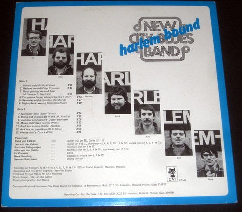 New City Blues Band : Harlem Bound (LP, Album)