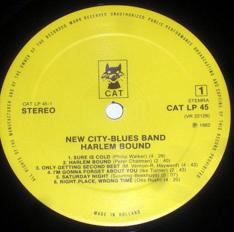 New City Blues Band : Harlem Bound (LP, Album)