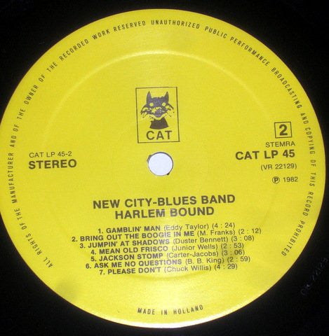 New City Blues Band : Harlem Bound (LP, Album)