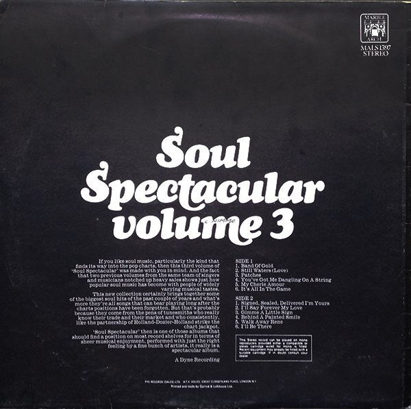 Unknown Artist : Soul Spectacular Volume 3 (LP)