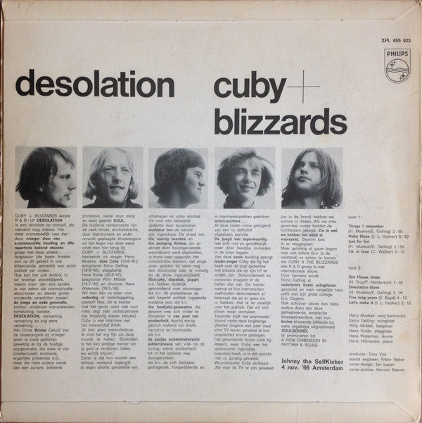 Cuby + Blizzards : Desolation (LP, Album, Mono, Fli)