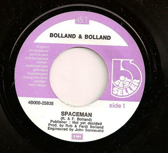 Bolland & Bolland : Spaceman (7", Single)