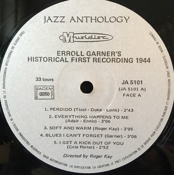 Erroll Garner : Memorial (The Great Sessions 1944/1954) (4xLP, Comp + Box)