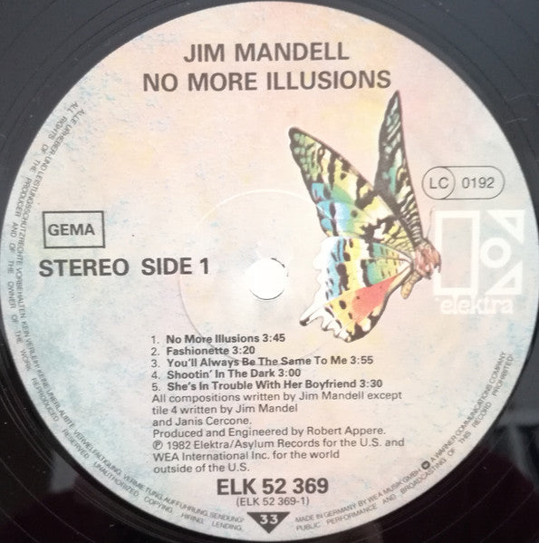 Jim Mandell : No More Illusions (LP)