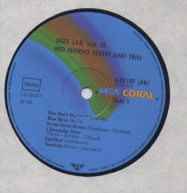 Red Norvo Sextet And The Red Norvo Trio : Chamber Jazz  (LP, Mono, RE)