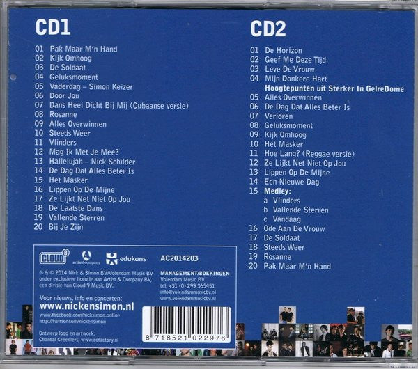 Nick & Simon : Herinneringen - Het Beste Van (2xCD, Comp)