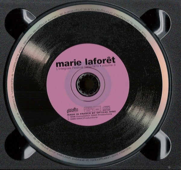Marie Laforêt : L'Intégrale Festival 1960 / 1970 - Volume 3 (CD, Comp, RM, Dig)