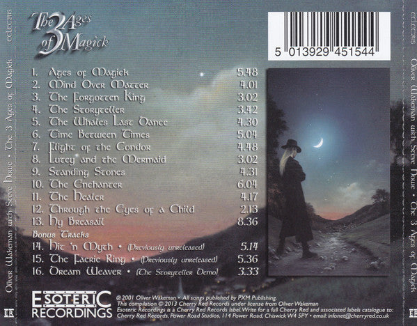 Oliver Wakeman With Steve Howe : The 3 Ages Of Magick (CD, Album, RE, RM)