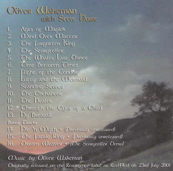 Oliver Wakeman With Steve Howe : The 3 Ages Of Magick (CD, Album, RE, RM)