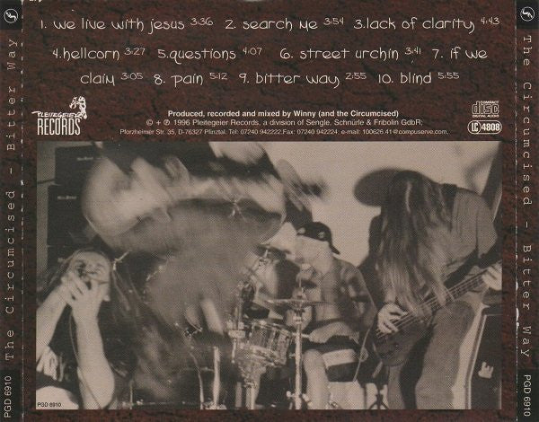 The Circumcised : Bitter Way (CD, Album)