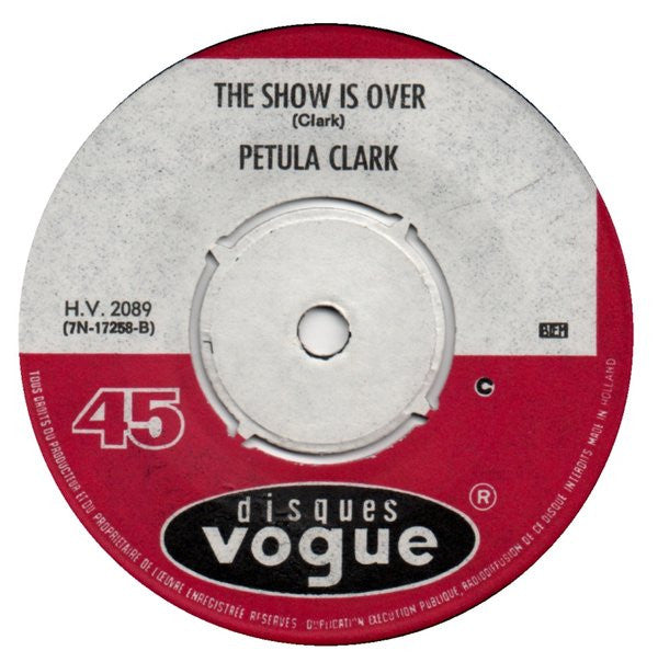 Petula Clark : This Is My Song  (7", Single, Ora)