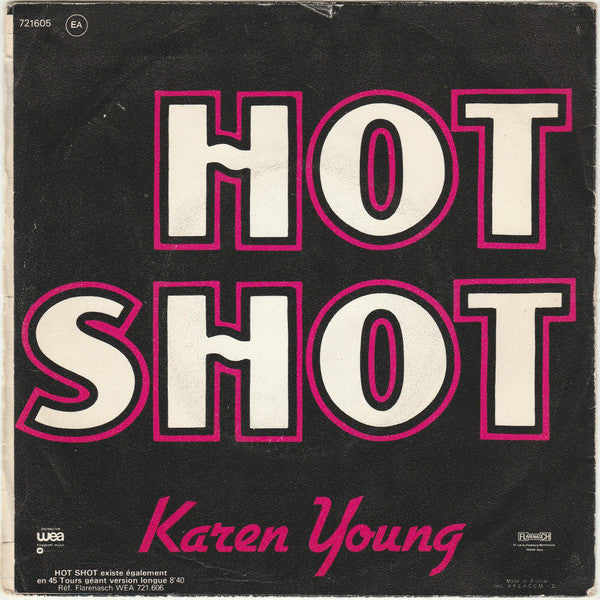 Karen Young : Hot Shot (7", Single)