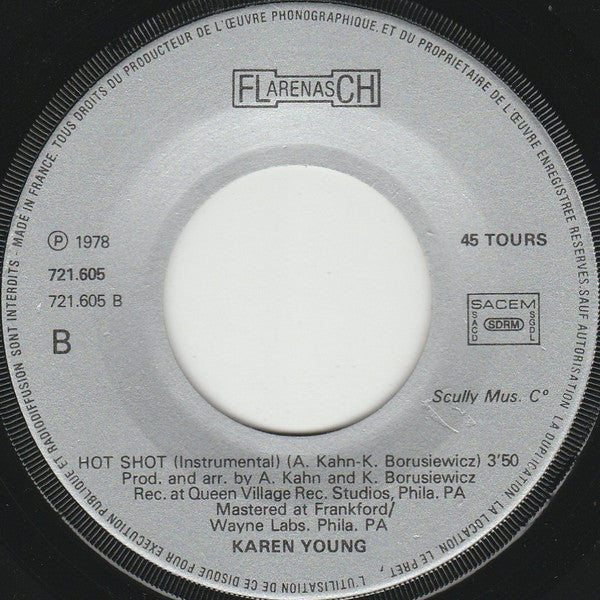 Karen Young : Hot Shot (7", Single)