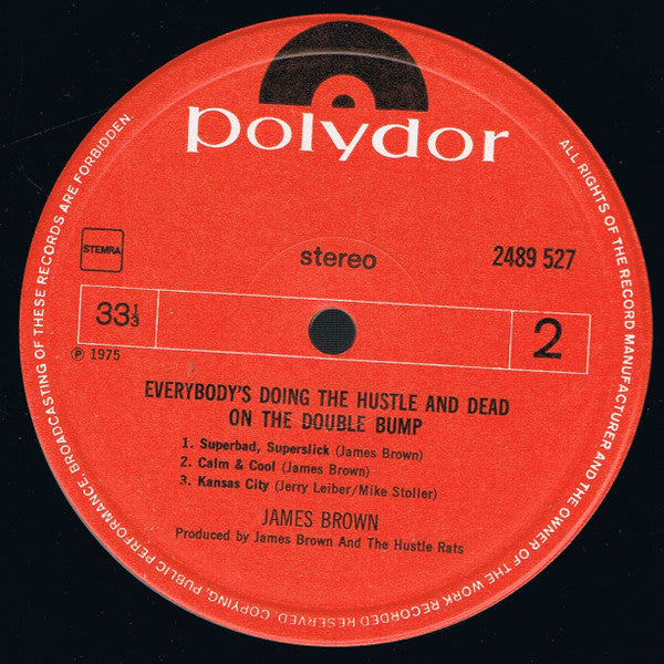 James Brown : Everybody's Doin' The Hustle & Dead On The Double Bump (LP, Album)