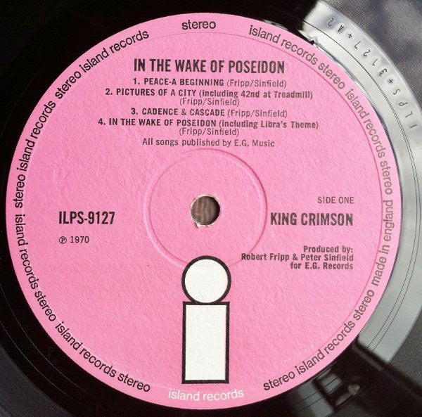 King Crimson : In The Wake Of Poseidon (LP, Album, Orl)