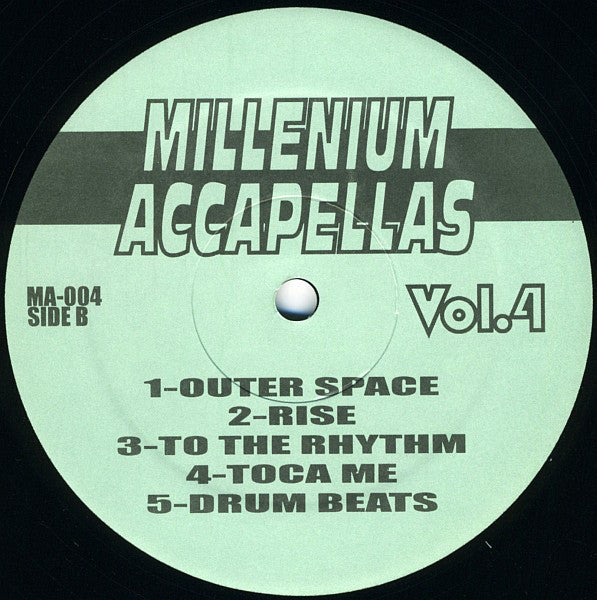 Various : Millenium Accapellas Vol.4 (12", Unofficial)