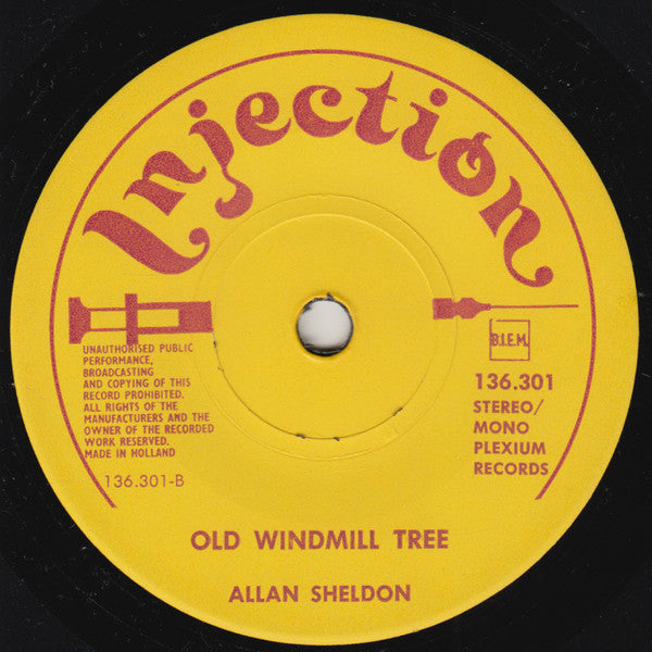 Allan Sheldon : Mirror Of My Mind (7", Sol)