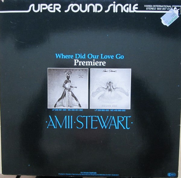 Amii Stewart : Where Did Our Love Go (12")