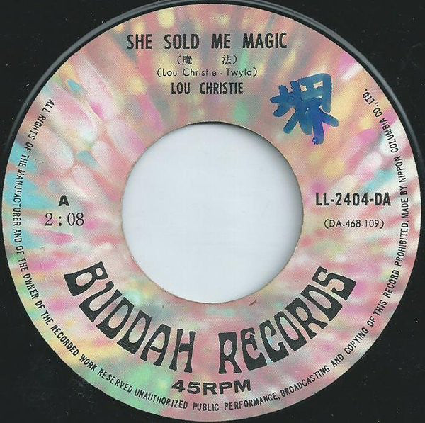 Lou Christie : 魔法 = She Sold Me Magic (7", Single)