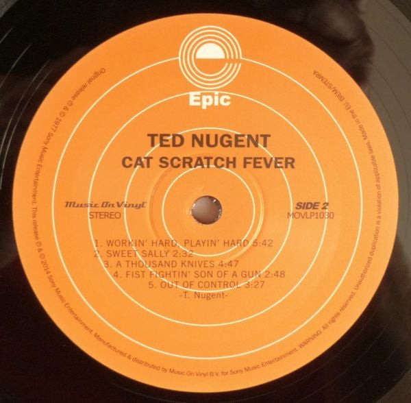 Ted Nugent : Cat Scratch Fever (LP, Album)