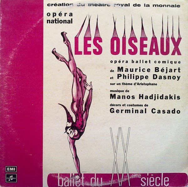 Manos Hadjidakis : Les Oiseaux (2xLP, Album, RP)