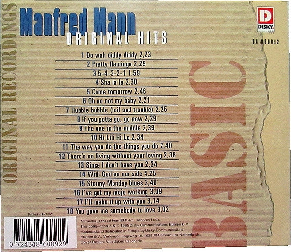 Manfred Mann : Original Hits (CD, Comp)