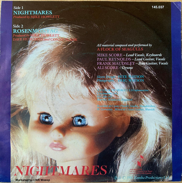 A Flock Of Seagulls : Nightmares (7", Single)