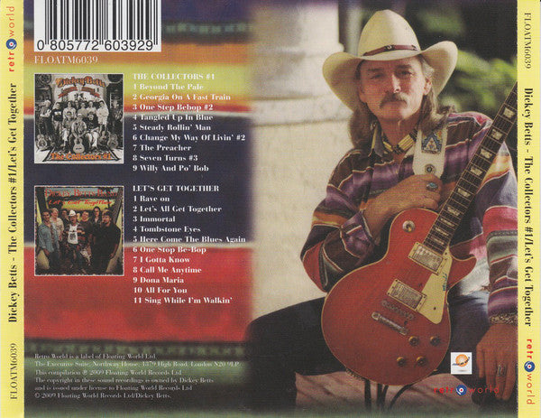 Dickey Betts & Great Southern / The Dickey Betts Band : The Collectors #1 / Let's Get Together (2xCD, Comp, RE)