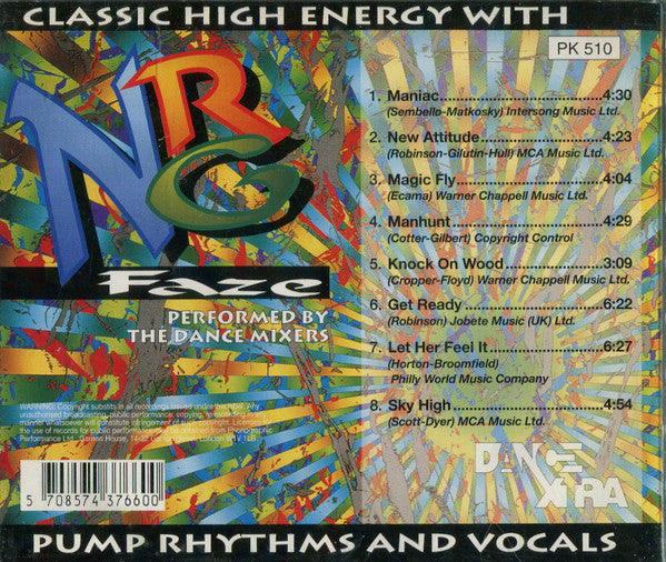 The Dance Mixers : NRG Faze (CD, Album)