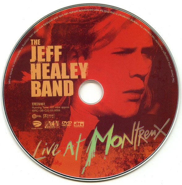 The Jeff Healey Band : Live At Montreux 1999 (DVD-V, Multichannel, PAL, Reg)