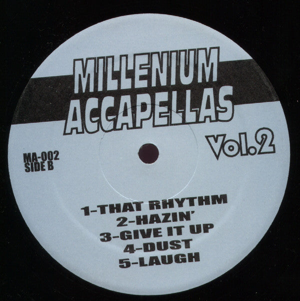 Various : Millenium Accapellas Vol.2 (12", Unofficial)