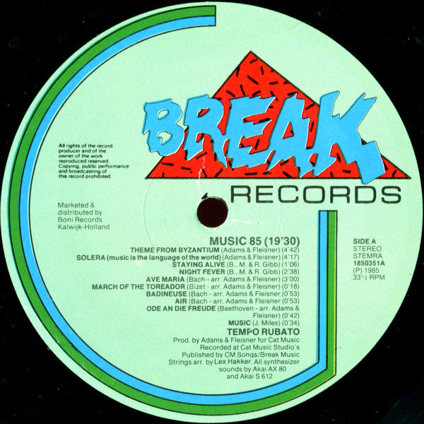 Tempo Rubato : Music '85 (LP)
