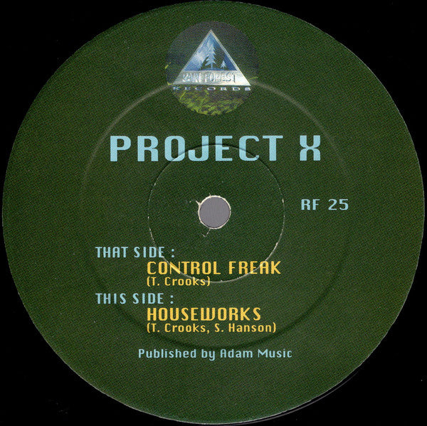 Project X : Control Freak / Houseworks (12")