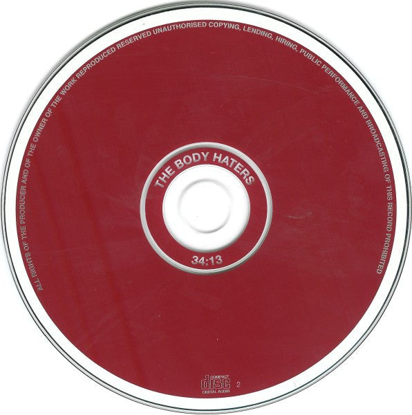 The Body Lovers / The Body Haters : Number One Of Three / 34:13 (2xCD, Album)