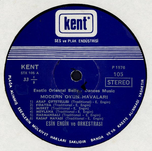 Esin Engin Ve Orkestrası : Modern Oyun Havaları (LP, RP)