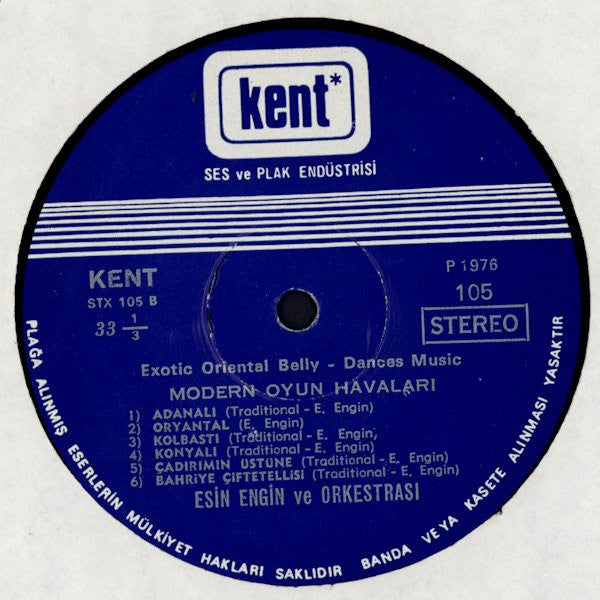Esin Engin Ve Orkestrası : Modern Oyun Havaları (LP, RP)