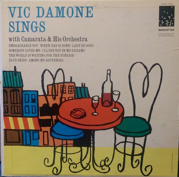 Vic Damone : Vic Damone Sings With Camarata & His Orchestra (LP)
