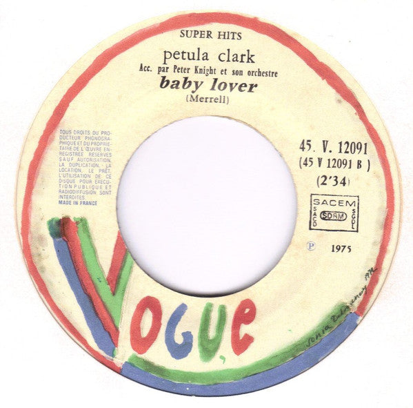 Petula Clark : Romeo / Baby Lover (7", Single)