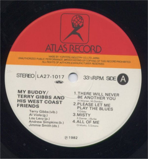 Terry Gibbs & His West Coast Friends : My Buddy  (LP, Album)