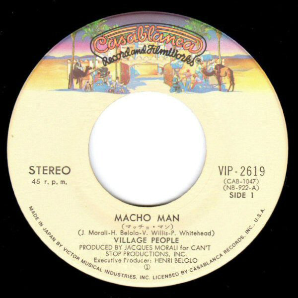 Village People : Macho Man (7", Single)