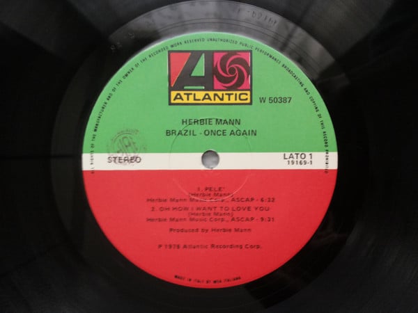 Herbie Mann : Brazil - Once Again (LP, Album)