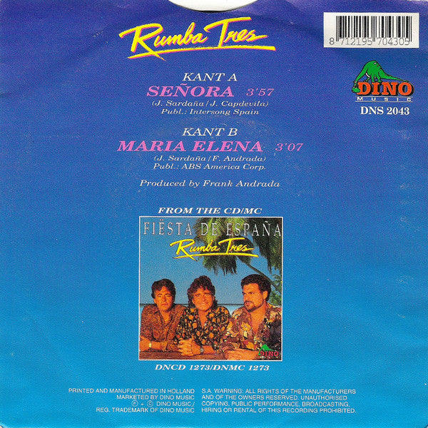 Rumba Tres : Señora (7", Single)